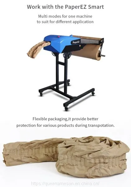 Ameson Void Fill Flexible Great Support Kraft Paper Roll Double Layer photo-3