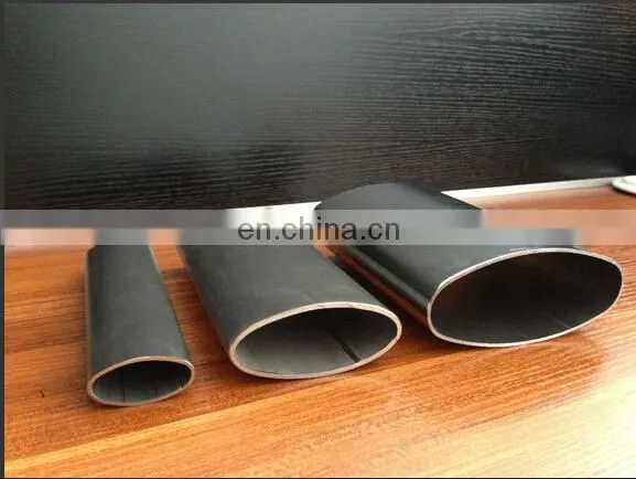 Polishing Surface 304 Oval Shaped Stainless Steel Pipe photo-2