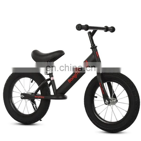 New Design Customize Logo Exercise Children Metal Bicycle Carbon Steel 14inch Air Cheap Kids Balance Bike