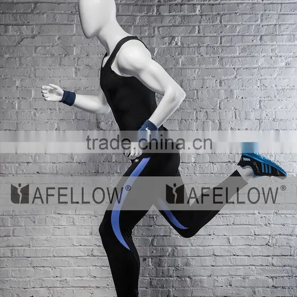 Fiberglass White Sports Mannequin Abstract Men Mannequin PB5-W2 photo-5