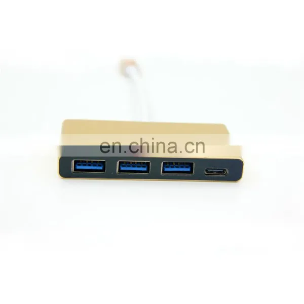 Usb C Hub 3 In 1 For 3 Adapter Usb For Macbook Transfering Multi Type c Hub Port photo-4