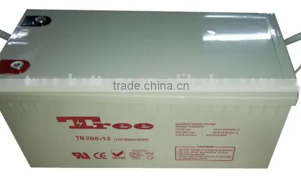 3 Years Warranty fm Gel 12v 200ah Battery for PV System photo-3