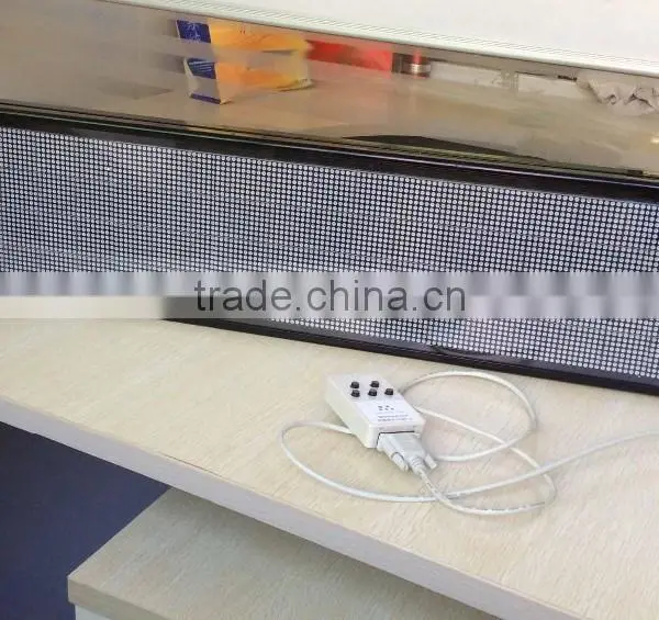 384*32 P4.75 Dot Matrix Red Programmable Led Message Sign for Car photo-2