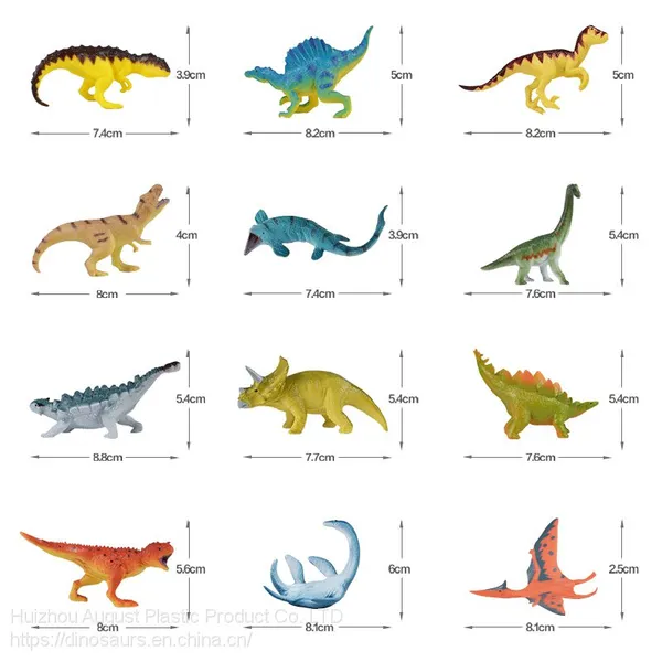 New Design Small Dinosaur Set Plastic Animal Toys Collection TPR Dinosaur Set Juguet For Kids Education Dinosaur Set photo-4