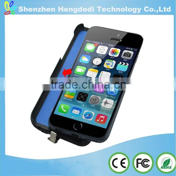 Solar Charger Shell for Iphone 6 Powerbank Portable Charger Aluminum Case for Iphone 6 3200mah