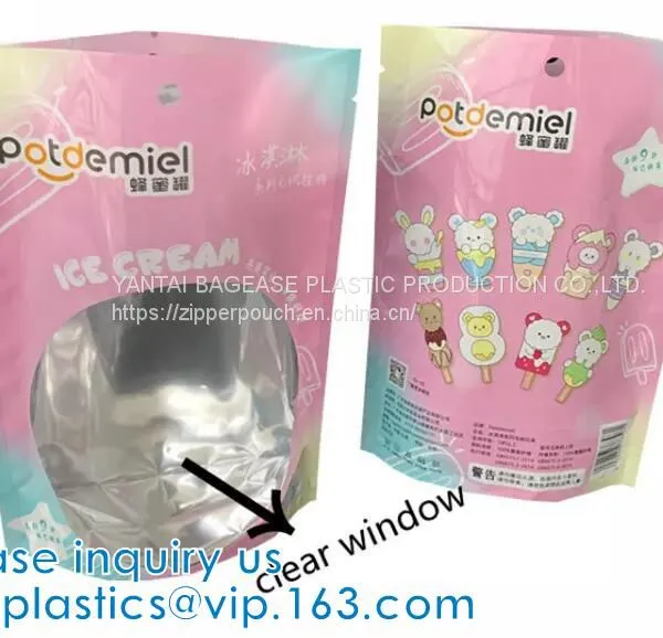 Slider Pouch Bags, Flat Bottom, Square Bottom, Round Bottom, Zip Top, Slider Top, Toy Packaging photo-5
