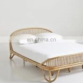 Luxury Real Bamboo Bed High Quality Good Price Vietnamese Style Custom Size for Decoration From Distributor