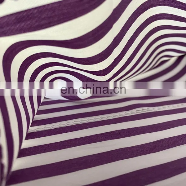 Textile Fabrics 100% Cotton Materials Woven Chinese Cotton Stripe Roll of Fabric photo-5