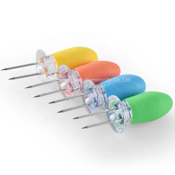 Creative Corn Barbecue Fork Stainless Steel Corn Needle for Kitchen Fruit Fork Garden BBQ TOOL photo-4