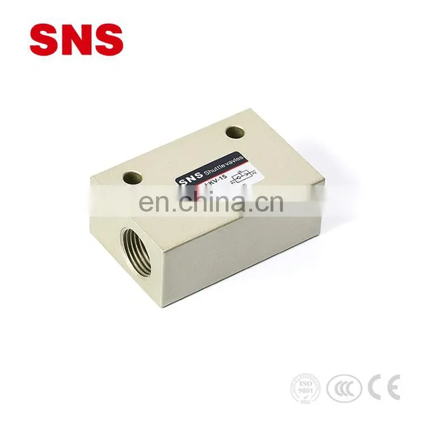 SNS (KV Series) Hand Brake Hydraulic Push Pneumatic Shuttle Valve photo-4