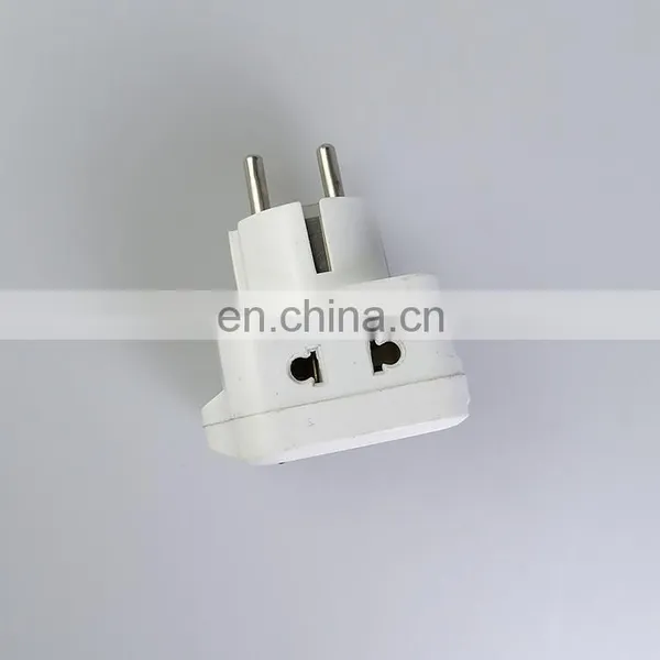 High Quality 2 Pin to Universal Plug Adapter International Travel Home White photo-4