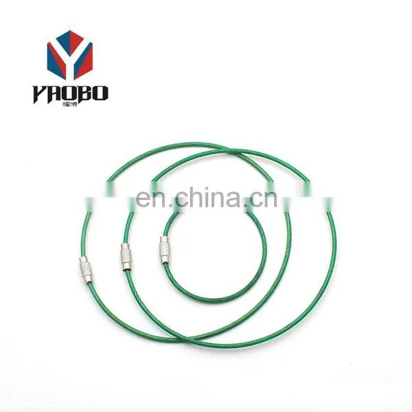 Good Material Personalized Wire Ring For Lots Of Keys Rings Clasps Stainless Steel Key Holder With Screw photo-3