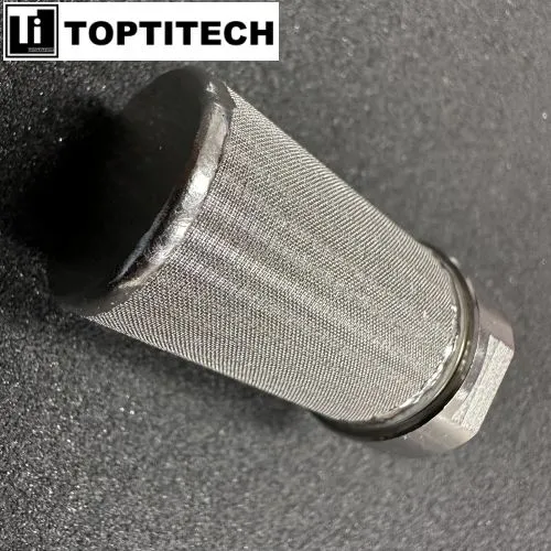 Threaded Metal Wire Mesh Filter Single Open End photo-3