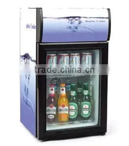 21L /40/58/68 130L Mini Display Fridge With Lampe OEM