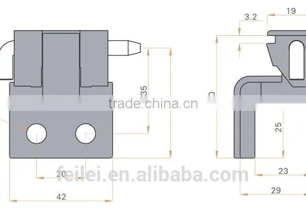 CE Rohs FL255 China Manufacturer Zinc Alloy Cabinet Hinge photo-6