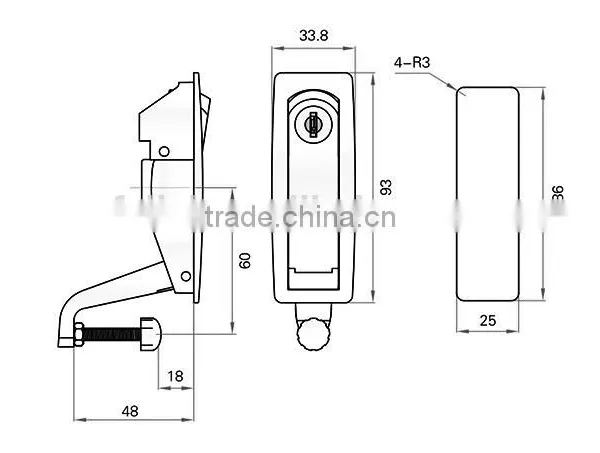 Adjustable Grip Cam Door Latches photo-4