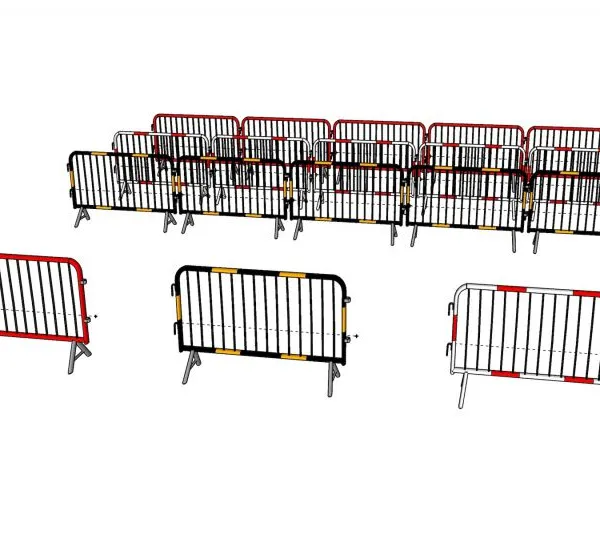 6ft Hot Sale Security Portable Steel Construction Safety Barriers and Concert Crowd Control Barricade photo-3