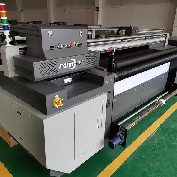 Caiyi 2.0m PVC Film UV Printer With Conveyor Belt