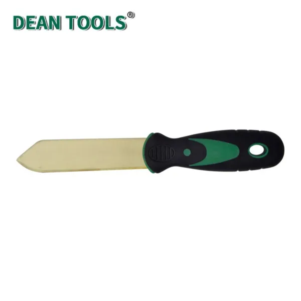 Non-Sparking Common Knife 180mm,Spark-free Safety Knife Aluminum Bronze Knife Plastic Handle