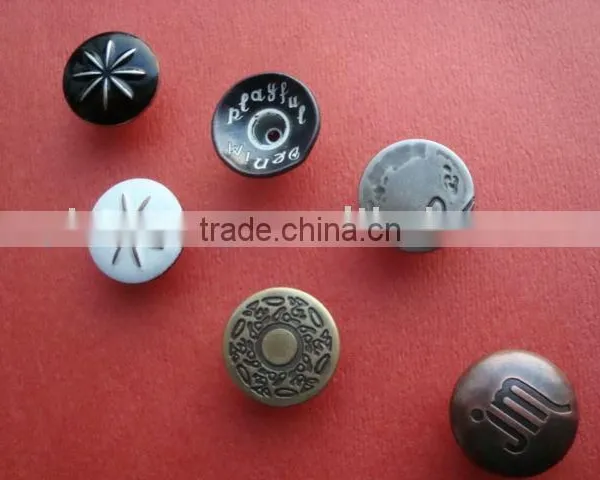 Metal Jeans Button