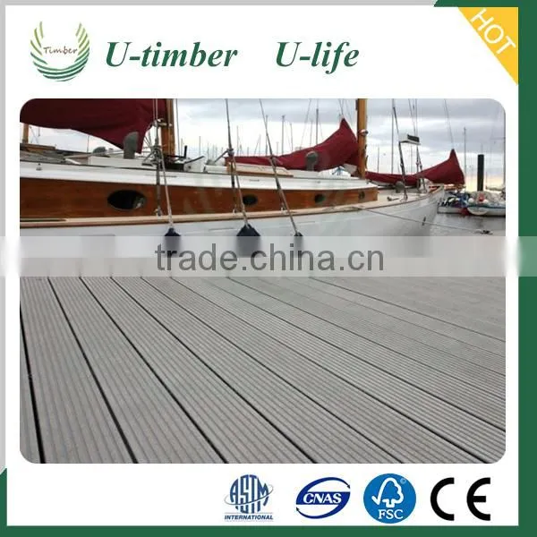 100% Recycycled Engineered Wood Composite Thermowood Decking photo-2