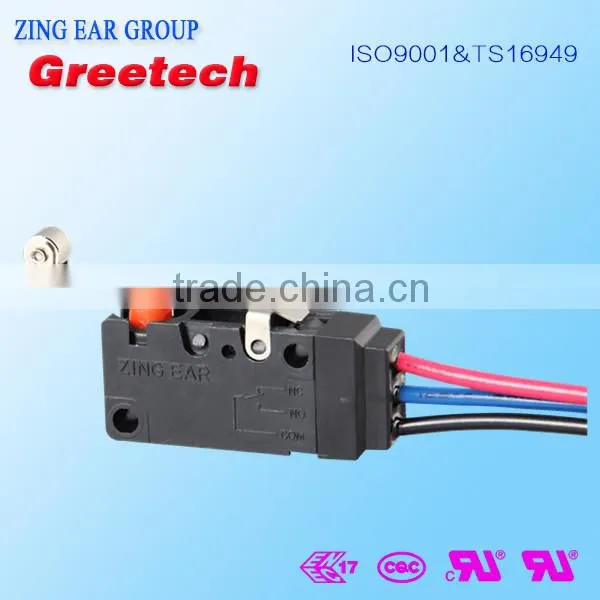 Straight Type Rubber Sealed Push Button Small Sliding Gate Manufacturers Snap Action Mouse 3 Position Micro Switch photo-4