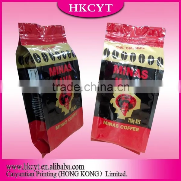 Resealable Foil Side Gusset Coffee Packaging Pouches photo-3