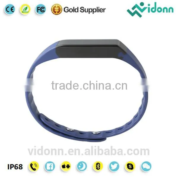 Original Factory! Vidonn X6S IP68 Waterproof Detachable Notifications 15 Days USB 2.0 Bluetooth 4.0 Smart Watch Manufacturer