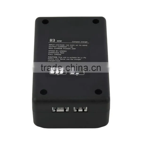 B3 20W 2S-3S LiPo Battery Compact Easy Balance Charger For RC Helicopter photo-4