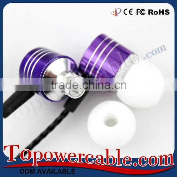 2016 Hot Sale Factory Price Premium 3.5mm In Ear Earphone Headphone With Mic photo-2
