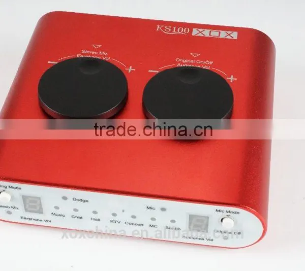 USB EXTERNAL SOUND CARD/AUDIO INTERFACE FOR MUSIC LOVERS