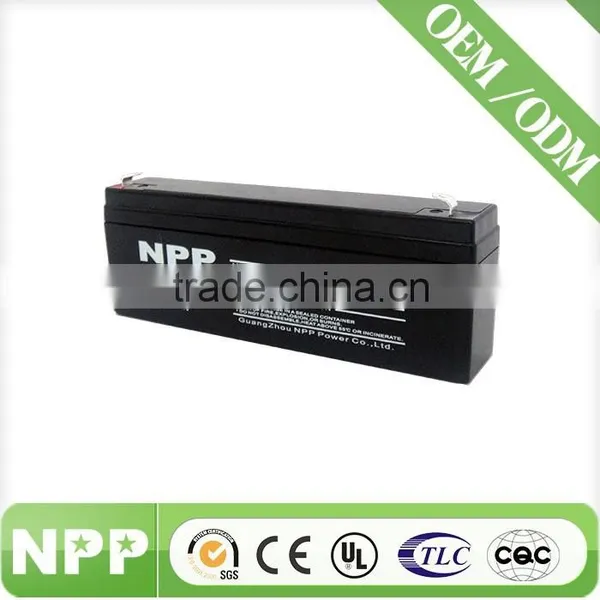 12v2.3ah Small 12 Volt Rechargeable Smf Battery