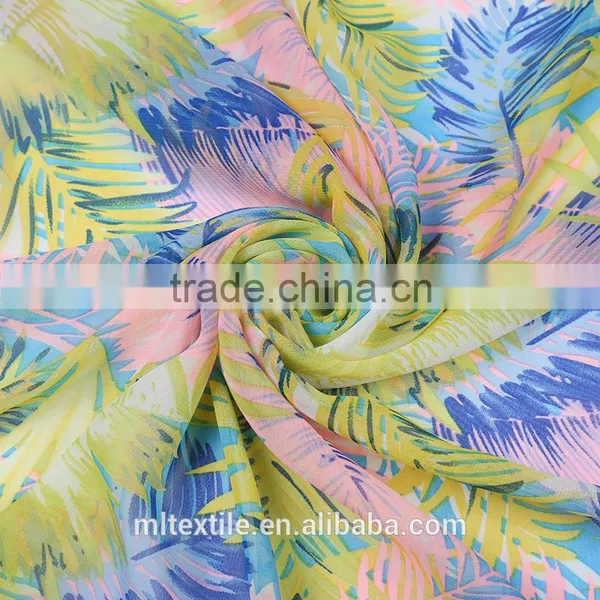 75D Chiffon Fabric for Clothing Textile Printed Floral Chiffon Fabric photo-4