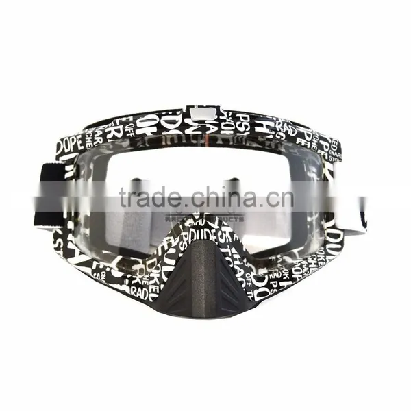 BJ-MG-013 New Arrival Clear Letter Frame Motorcycle Goggle Motorcycle Glasses photo-3