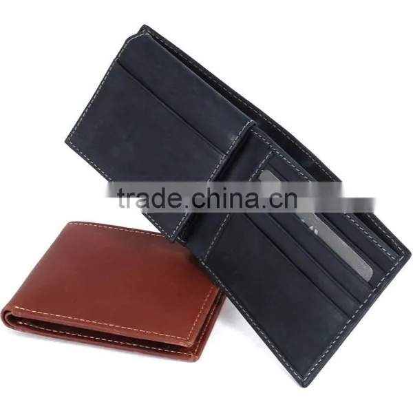 2015 Hot New High Quality Genuine Leather Rfid Wallet With RFID Blocking Card Slots photo-6