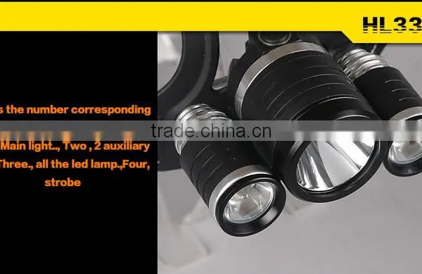 SupFire High Quality and Power Head Lamp With 2*18650 Rechargeable Batteries photo-5