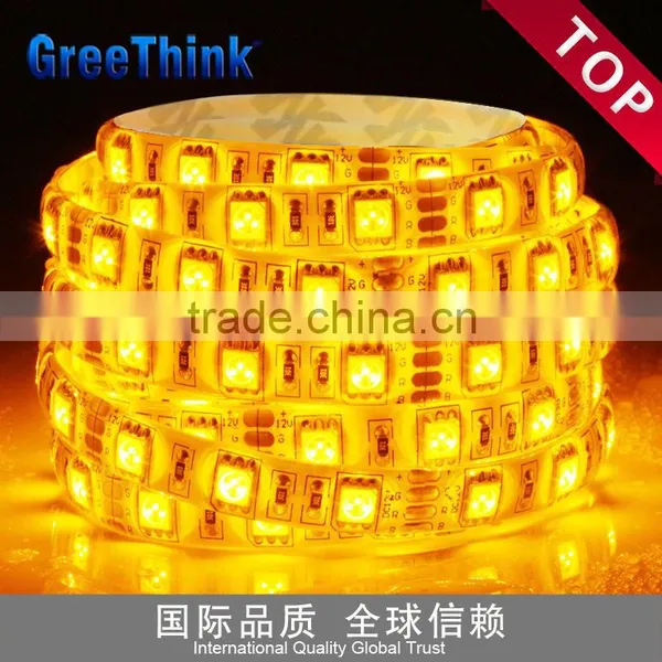 yellow waterproof IP65 led light string 12v led lights