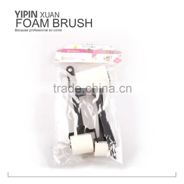 High Quality Free Sample Plastic Handle Foam Brushes photo-2