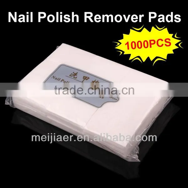 1000x Nail Wipes Cotton Pad Clear Nail Polish Remover Pads