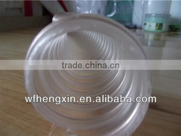 Durable Industrial Water Conveying Minus Pressure Small Bending Radius Treatment Pvc Spiral Hose photo-4