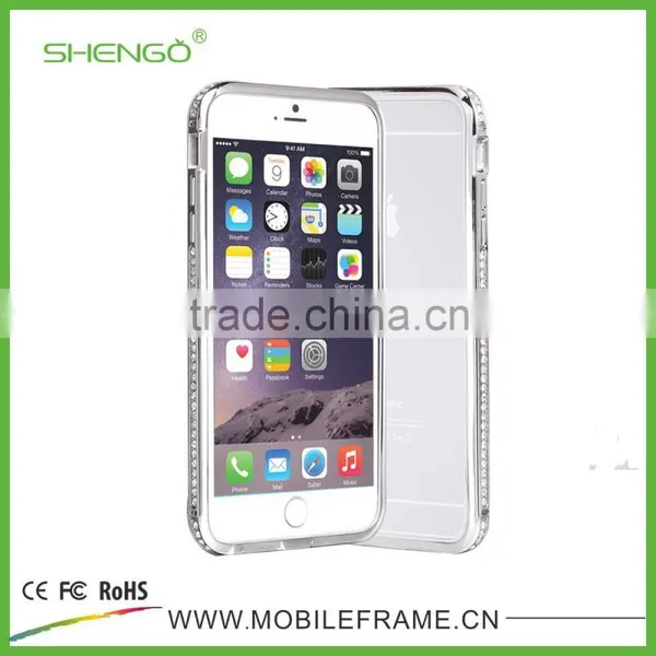 Newest Design Hot Selling Diamond Metal Bumper Phone Case for Samsung G530 photo-4