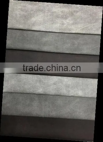 Suede Fabric/Sofa Fabric/ Weft Suede Fabric With Kniting Backing/Foil Suede Fabric