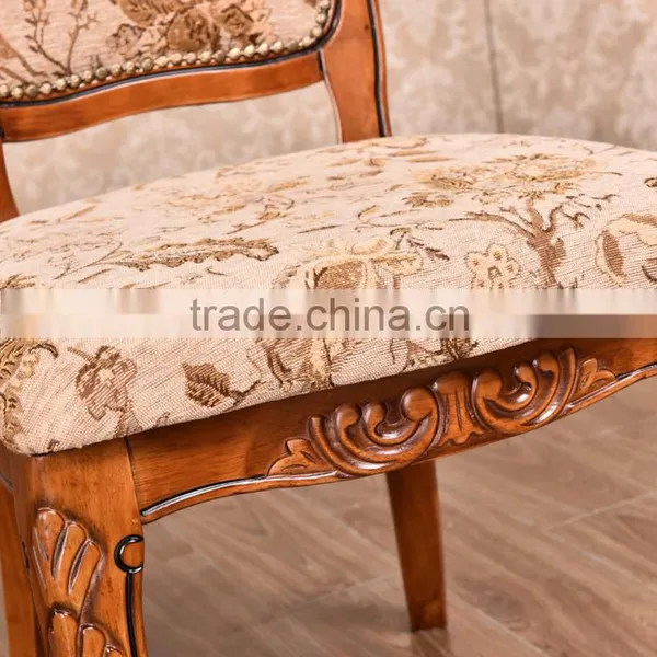 Home General Classic Carved Royal Dining Chairs Dining Room Furniture Sets photo-4