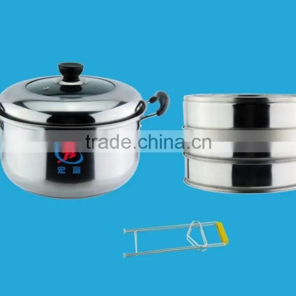 Kitchen Tools 4 Layers Stainless Steel Food Steamer photo-4