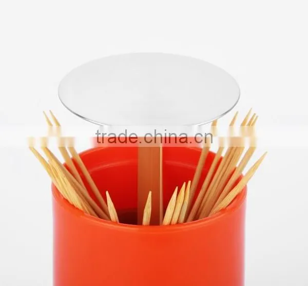 New Household Items Made China Automatic Stainless Steel Toothpick Holder photo-5