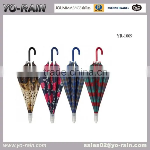 China Suppliers Produced Wholesalers China Straight Umbrella Promotional Fashion Umbrella With Non Drip Cup