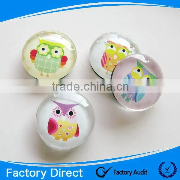 Customized Souvenir Dome Glass Magnet,Button Glass Fridge Magnets photo-2