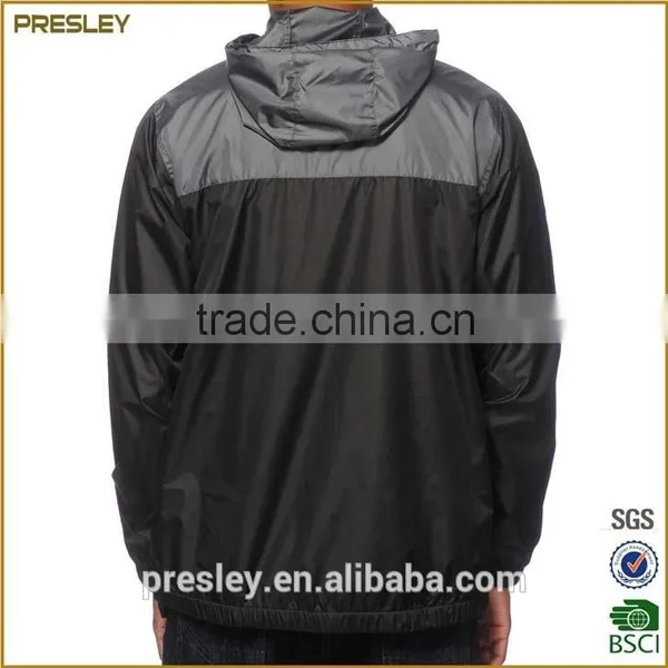 Custom Waterproof Nylon Polyester Windbreaker Jacket With Your Own Logo Label for Promotion photo-6