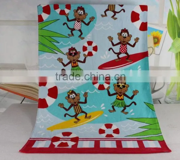 China Supply Wholesale Personalized Beach Towels With Cotton Printing photo-3