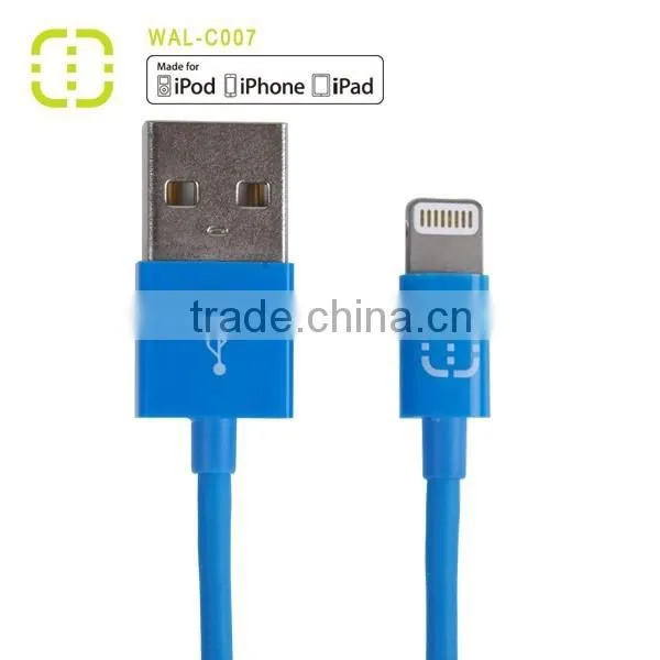 MFI Certified for IPhone 5 IPhone 6 Original 8 Pin Colorful Mobile Phone Charging Walnut Cable Manufactory photo-6